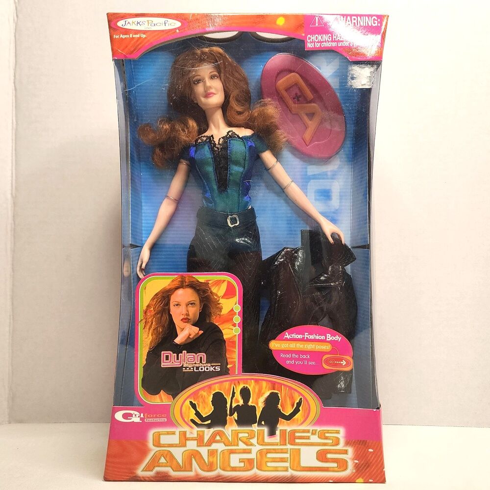 Vintage 2000 Charlies Angels Dylan Drew Barrymore Doll NIB